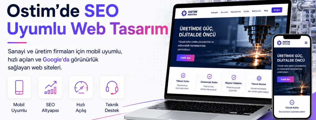 Ostim Web Tasarım görseli
