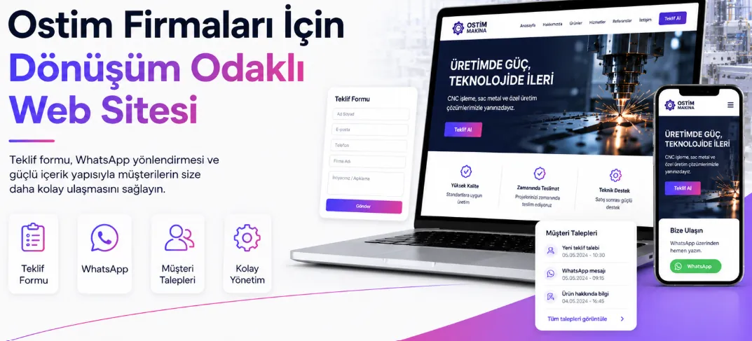 Ostim Web Tasarım görseli